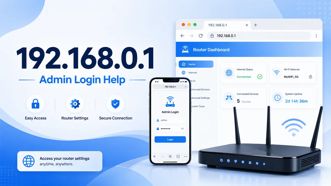 192.168.0.1 Admin Login