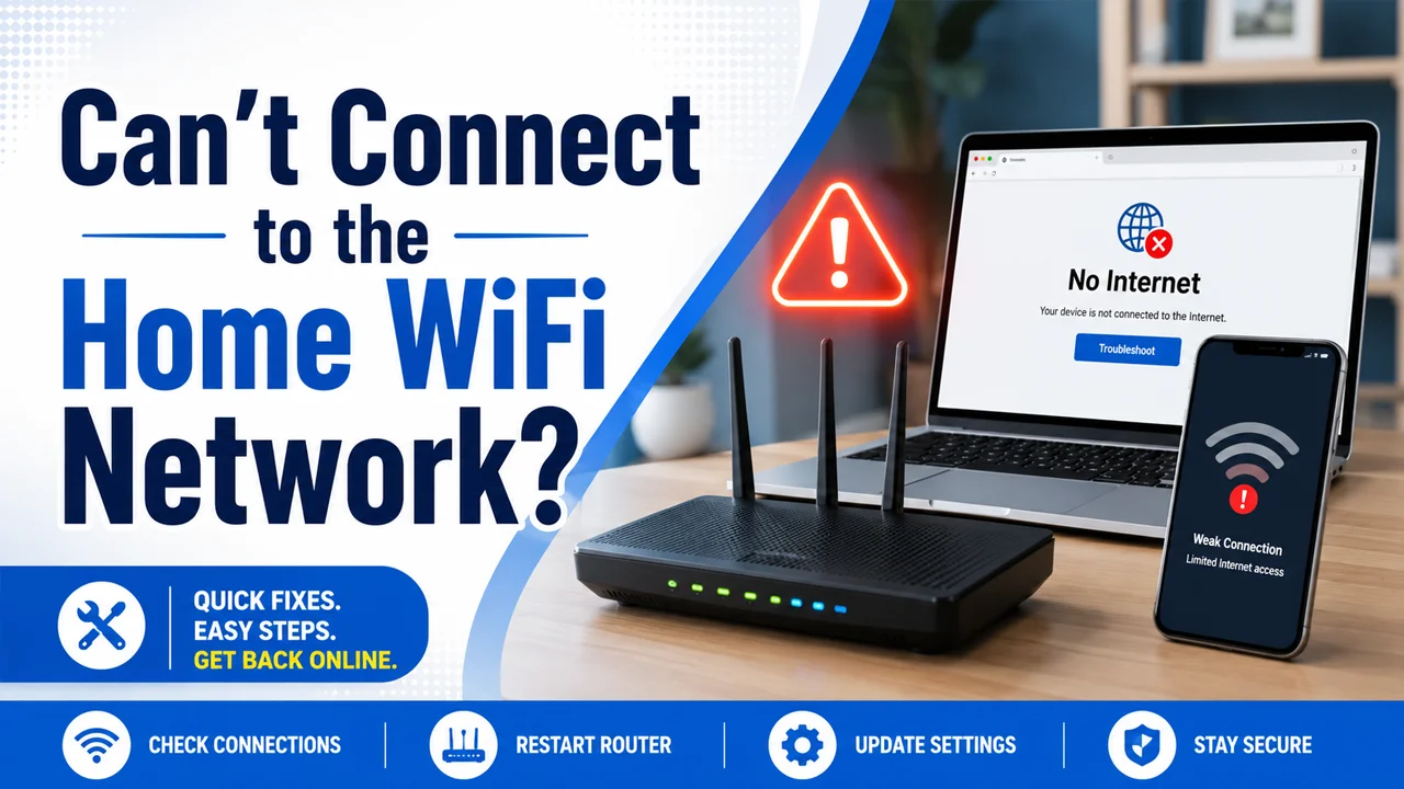 Cant Connect to the Home WiFi Network
