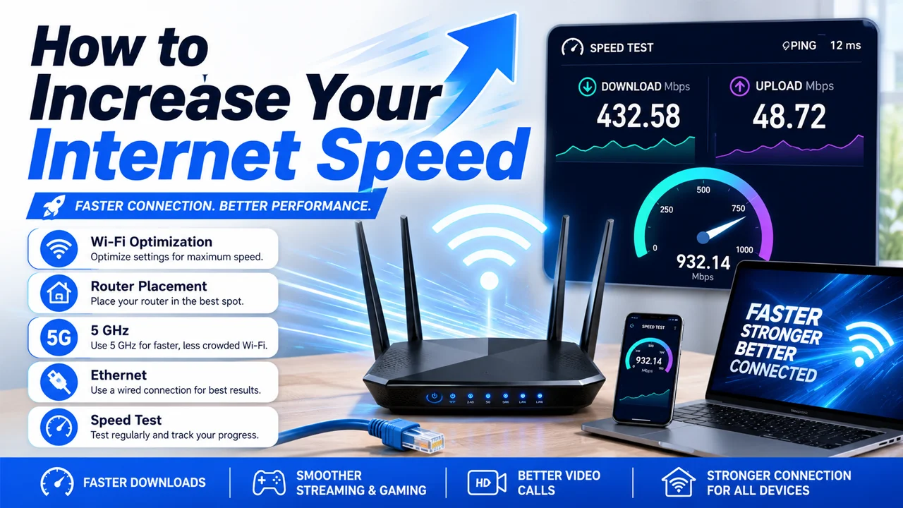 Increase Your Internet Speeds