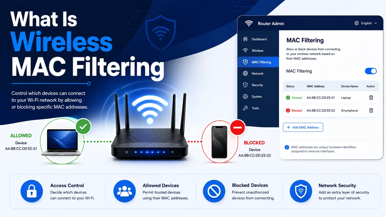Wireless MAC Filtering